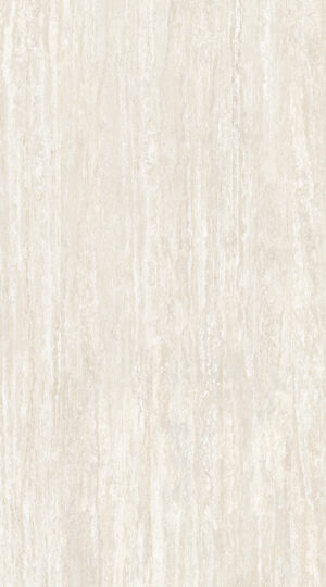 Inspired by the linear refinement of classic travertine, Travertino Bianco Vein Cut porcelain is a sophisticated ceramic interpretation emphasizing the stone’s layered, vein-cut structure. Graceful horizontal lines flow across soft white and ivory surfaces, creating a luminous, tranquil canvas imbued with understated luxury. Its tactile, delicately textured surface enhances the rhythmic pattern, offering both elegance and enduring strength. Ideal for floors and walls, Travertino Bianco Vein Cut brings polished tranquility and impeccable design to any interior.